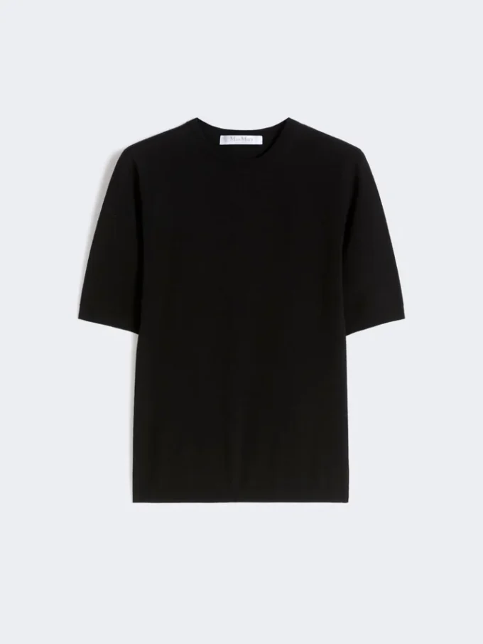 Stretch viscose jumper, black Stretch viscose jumper, black