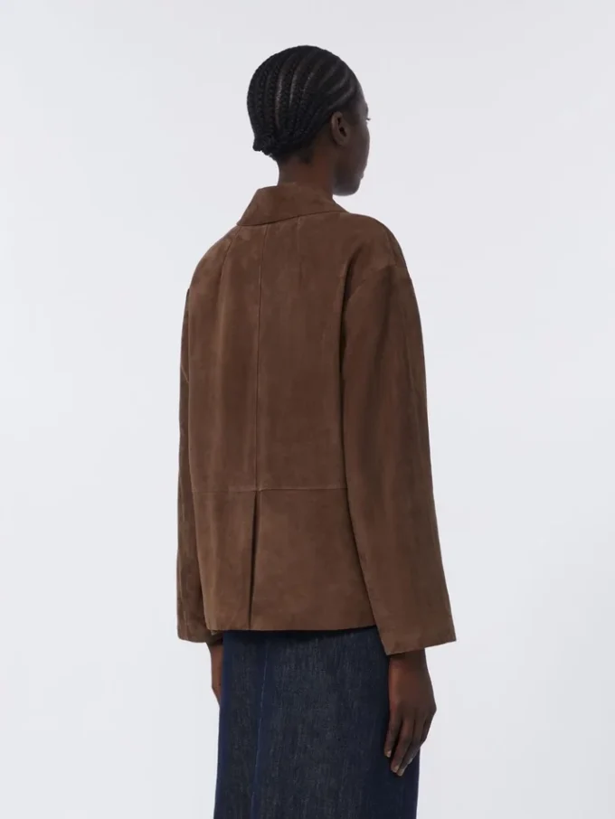Suede jacket, brown Suede jacket, brown