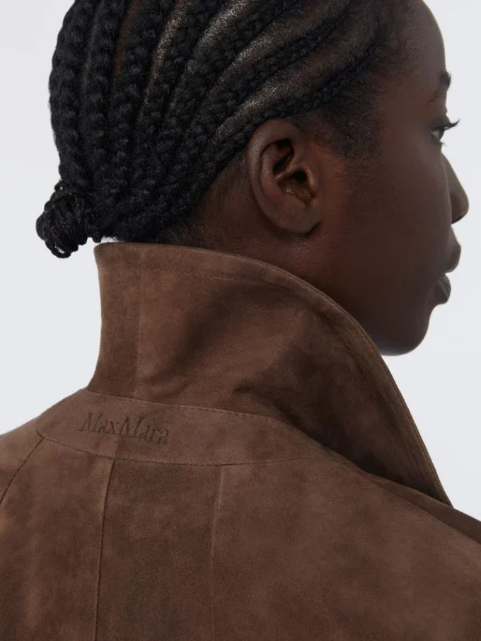 Suede jacket, brown Suede jacket, brown