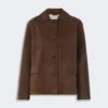 Suede jacket, brown Suede jacket, brown
