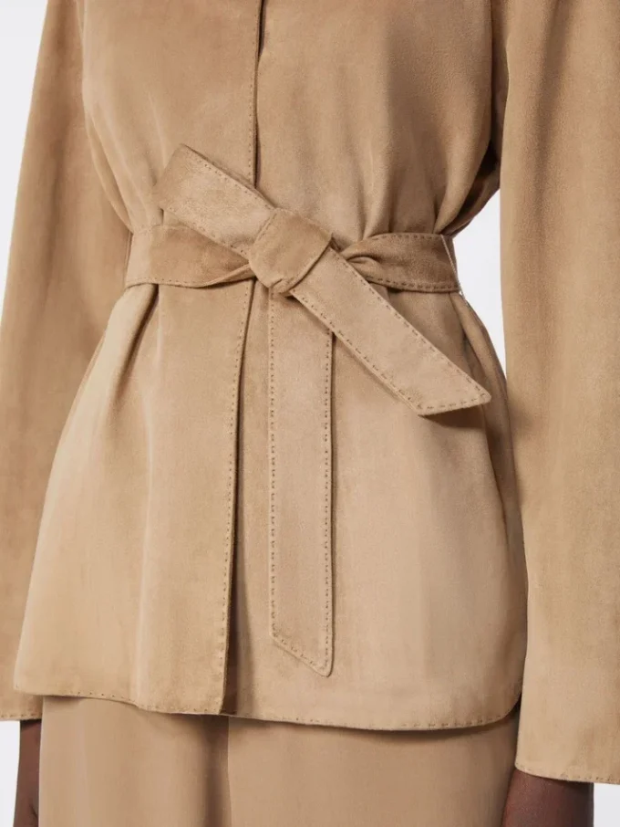 Suede jacket, hazelnut brown Suede jacket, hazelnut brown