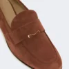 Suede moccasins, brown