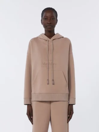 Technical cotton jersey sweatshirt, pink Technical cotton jersey sweatshirt, pink