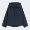 Technical fabric windbreaker, navy