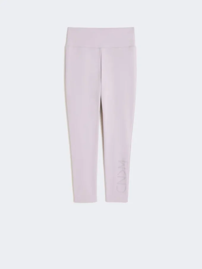 Technical jersey leggings, lilac