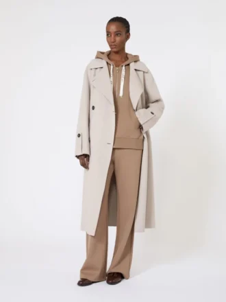 Technical jersey zip-up sweatshirt, camel Technical jersey zip-up sweatshirt, camel