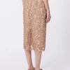 Tulle and sequin skirt, nudo Tulle and sequin skirt, nudo