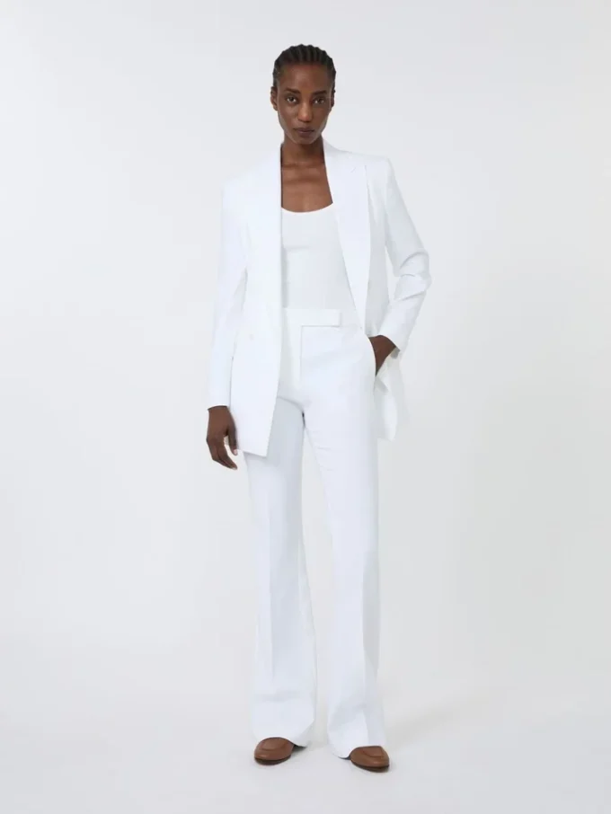 Viscose-blend yarn top, optical white Viscose-blend yarn top, optical white