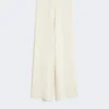 Viscose crepe knit trousers, ivory Viscose crepe knit trousers, ivory