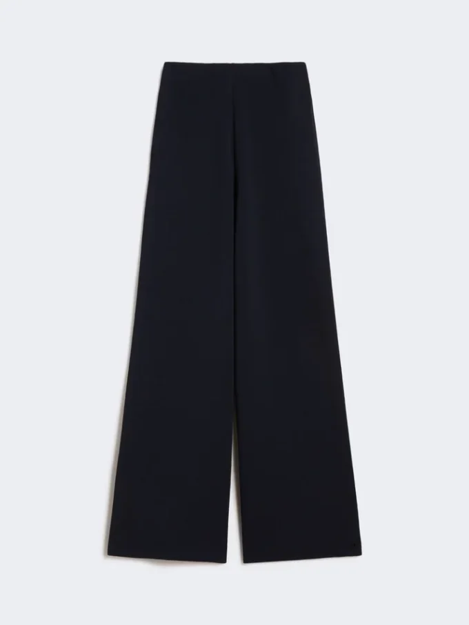 Viscose crepe knit trousers, ultramarine Viscose crepe knit trousers, ultramarine