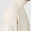 Viscose crepe yarn cardigan, ivory