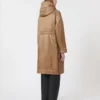 Water-repellent canvas padded parka, camel Water-repellent canvas padded parka, camel
