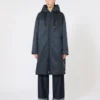 Water-repellent canvas padded parka, midnightblue