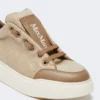 Water-repellent cashmere trainers, beige
