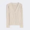 Wool and cashmere jumper, beige Wool and cashmere jumper, beige