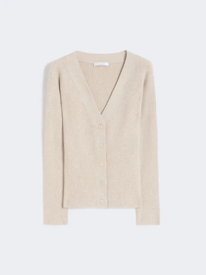 Wool and cashmere jumper, beige Wool and cashmere jumper, beige