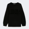 Wool and cashmere jumper, black Wool and cashmere jumper, black