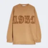 Wool and cashmere jumper, camel