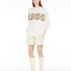 Wool and cashmere jumper, white