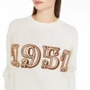 Wool and cashmere jumper, white
