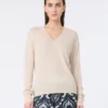 Wool and cashmere sweater, beige Wool and cashmere sweater, beige