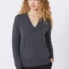 Wool and cashmere sweater, dark grey Wool and cashmere sweater, dark grey