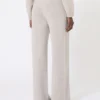 Wool and cashmere trousers, beige