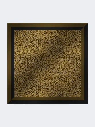 Wool and silk stole, black