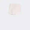 Wool, mohair and silk canvas shorts, beige pink Wool, mohair and silk canvas shorts, beige pink