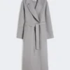 Wool robe coat, avio