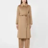 Wool robe coat, camel