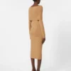 Wool yarn dress, skin dore